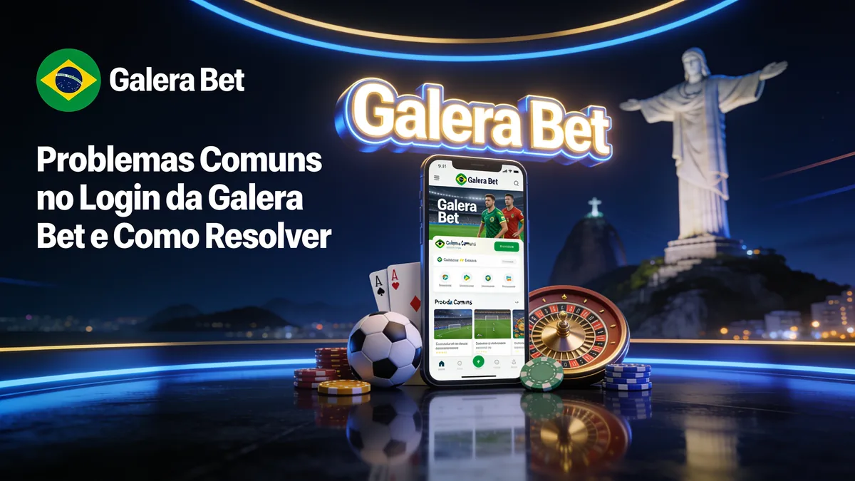 Problemas Comuns no Login da Galera Bet e Como Resolver para jogadores no Brasil